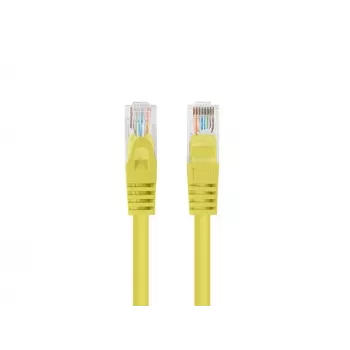 Fluke Passed Lanberg „patchcord“ cat.6 UTP 0.25 m geltonas 10 vnt.
