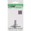 InLine USB4 adapteris, USB-C kištukas/lizdas vertikalus dešinėn/kairėn kampuotas, aliuminis, pilkas