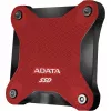 Išorinis SSD ADATA SD620 1 TB, nešiojamas USB 3.2 Gen 2 (Micro-USB B), skaitymo greitis 520 MB/s, rašymo greitis 460 MB/s, atsparus smūgiams, raudonas
