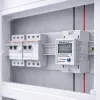 Energijos skaitiklis QOLTEC Vienfazis DIN bėgiui 230V (MPN 50979)