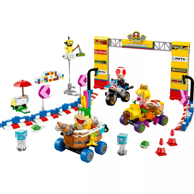 Bricks Mario Kart - Baby Peach & Grand Prix rinkinys