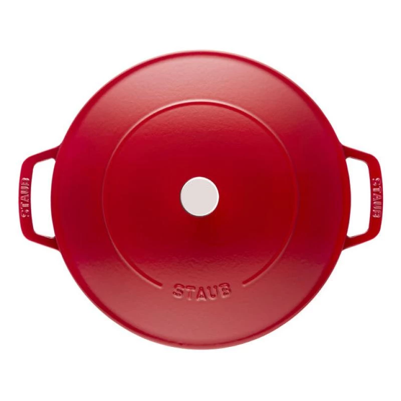 Staub Roaster Chistera 28cm apvalus vyšninės raudonos spalvos 40511-474-0 405114740 (40511-474-0)