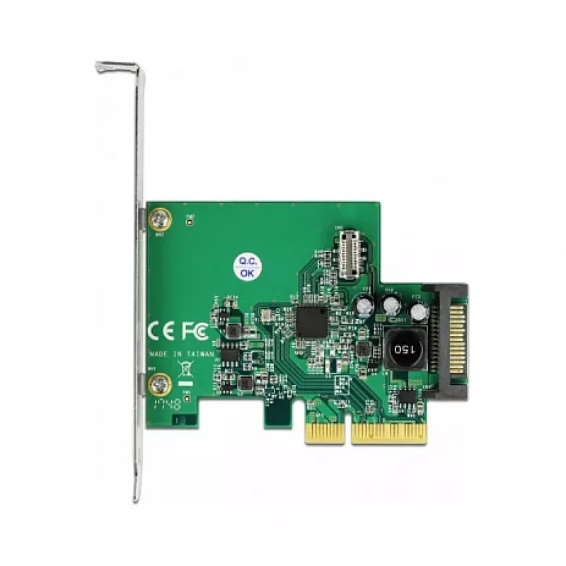 DeLOCK PCI Express x4 kortelė su 1 x vidiniu USB 3.2 Gen 2 key B 20 kontaktų lizdu
