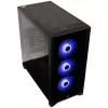 CORSAIR iCUE 4000X RGB grūdinto stiklo vidutinio bokšto korpusas, juodas