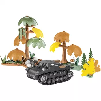 Statybinis rinkinys Cobi Panzer II Ausf. A — 250 dalių, juodas