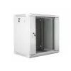 Prie sienos montuojamas tinklo stovas LANBERG WF01-6412-10S, 12U, 19 colių, 600×450×640 mm, IP20, 60 kg