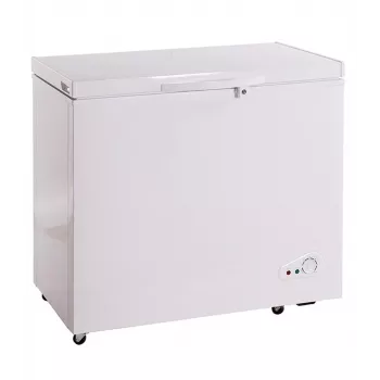 Chest freezer Ravanson ZM-170, white, 170 l, R600a, manual defrost, 1 basket, key lock