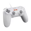 Laidinis žaidimų valdiklis GameSir T3 Lite WT White — ergonomiškas laidinis valdiklis, suderinamas su PC