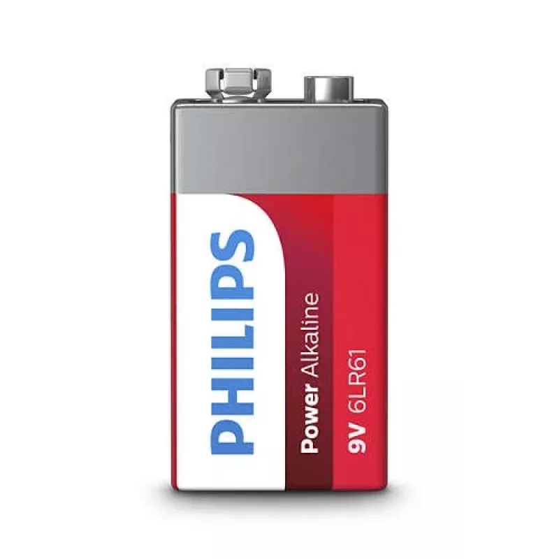 Vienkartinė baterija Philips Power Alkaline Battery 6LR61P1B/10