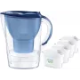 Vandens filtro ąsotis BRITA Marella XL, ąsotinis filtras su MAXTRA kasetėmis, 3,5 L bakelis, 2 L filtruoto vandens talpa, mėlynas