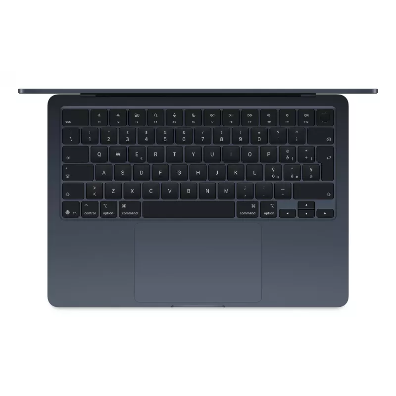 Apple MacBook Air 13 (2025), 24 GB, 512 GB, M4 (10 branduolių CPU / 10 branduolių GPU), Midnight, 35 W dviejų USB-C prievadų maitinimo adapteris, vokiška klaviatūra, MC6C4D/A