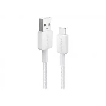 USB A–USB C laidas Anker A81H5G21 — 0,9 m, baltas