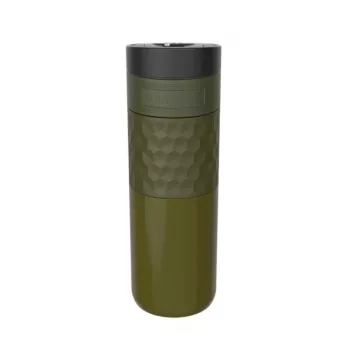 Termo puodelis Kambukka Etna Grip 500 ml, nerūdijantis plienas, vakuuminis, atsparus išsiliejimui, žalias, 7,1 cm skersmuo