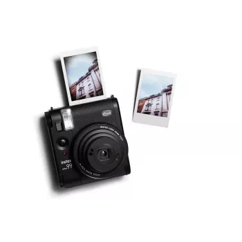Momentinis fotoaparatas Fujifilm Instax Mini 99 Juoda — nuotrauka 62×46 mm, juostelė 86×54 mm, 60 mm židinio nuotolis