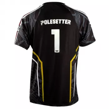 Polesetter ONE Simracing marškinėliai geltoni - S