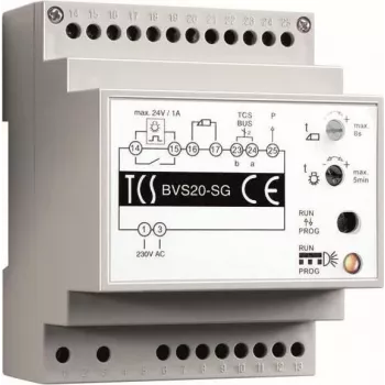 TCS BVS20-SG - maitinimo blokas - pilkas - baltas - plastikas - 0 - 40 °C - CE - 72 mm