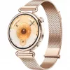 Išmanusis laikrodis HUAWEI WATCH GT6 1,32 colio AMOLED, 41 mm, nerūdijantis plienas, auksinis, milanese apyrankė, IP69, 14 dienų baterija