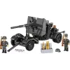 Konstruktorius Cobi Building Blocks 8.8 cm Flak su priekaba — 360 dalių