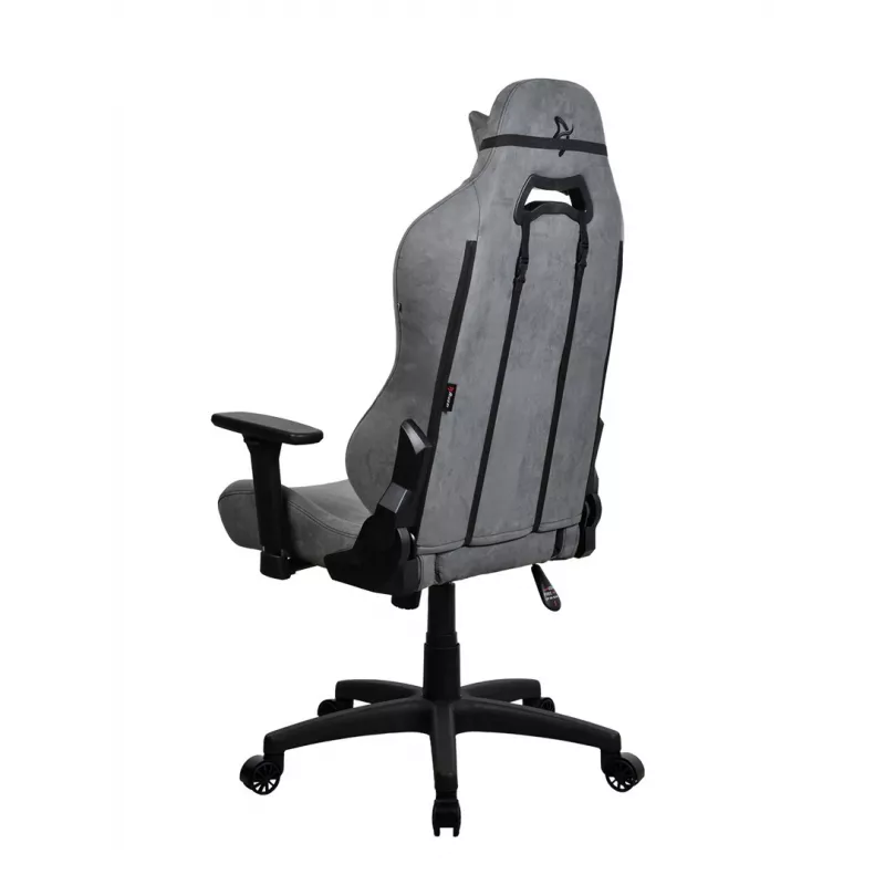 Žaidimų kėdė Arozzi Torretta SuperSoft Antracitas — ergonomiškas dizainas, reguliuojami porankiai, atlošiama atlošas