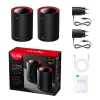 Cudy M3000 2 vnt. paketas Dviejų dažnių (2,4 GHz / 5 GHz) Wi-Fi 6 (802.11ax) Juoda, Raudona 1 Vidinė antena