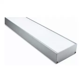 S21-LED-PR20124, profilis, aliuminis, balta, aliuminis, LED, 75 mm, 2000 mm