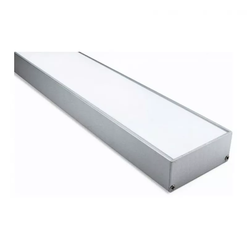 S21-LED-PR20124, profilis, aliuminis, balta, aliuminis, LED, 75 mm, 2000 mm
