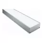 S21-LED-PR20124, profilis, aliuminis, balta, aliuminis, LED, 75 mm, 2000 mm