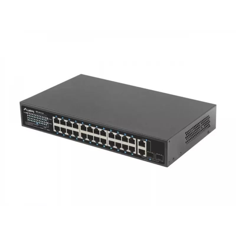 Lanberg RSFE-24P-2C-250 tinklo komutatorius nevaldomas Gigabit Ethernet (10/