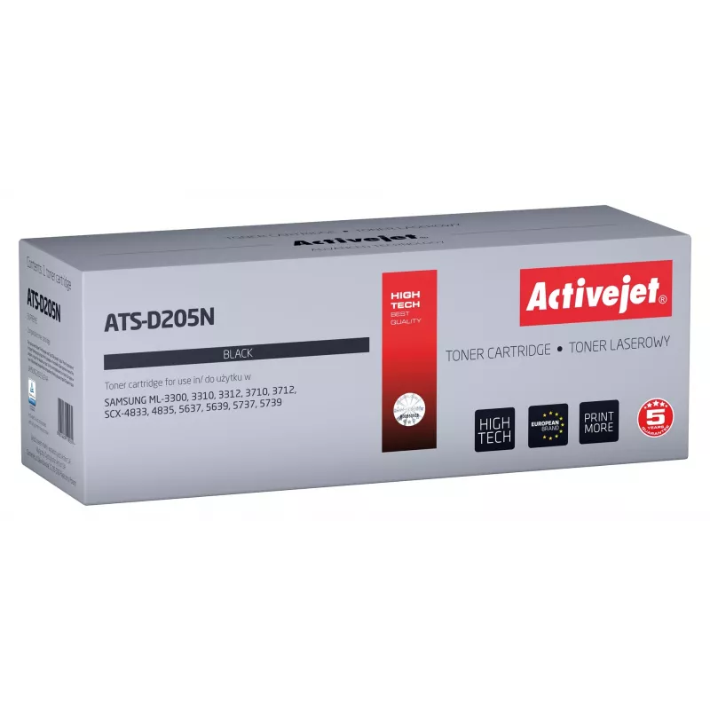 Activejet ATS-D205N Toneris (pakaitalas Samsung MLT-D205S; Supreme; 2000 puslapių; juodas)