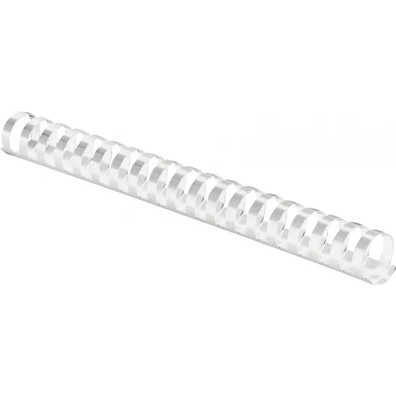 Fellowes - 16 mm - 21 žiedai - Balta - 100 vnt. Plastikinis įrišimo šukos (5347003)