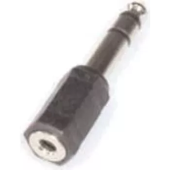 E+P GS 33 kabelio lyties keitiklis 6,35 mm stereofoninis (kištukas) – 3,5 mm stereofoninis (lizdas) juodas