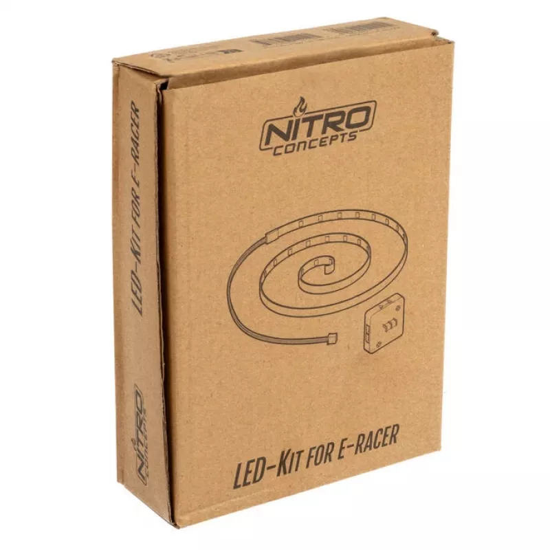 LED rinkinys Nitro Concepts E-Racer GAZU-1011 RGB apšvietimas žaidimų kėdėms — nitro concepts