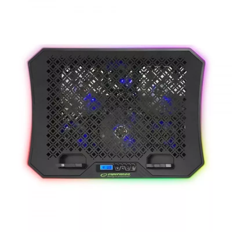 Esperanza GALERNE nešiojamojo kompiuterio aušinimo padėklas 48,3 cm (19 inch) 2100 RPM Juodas