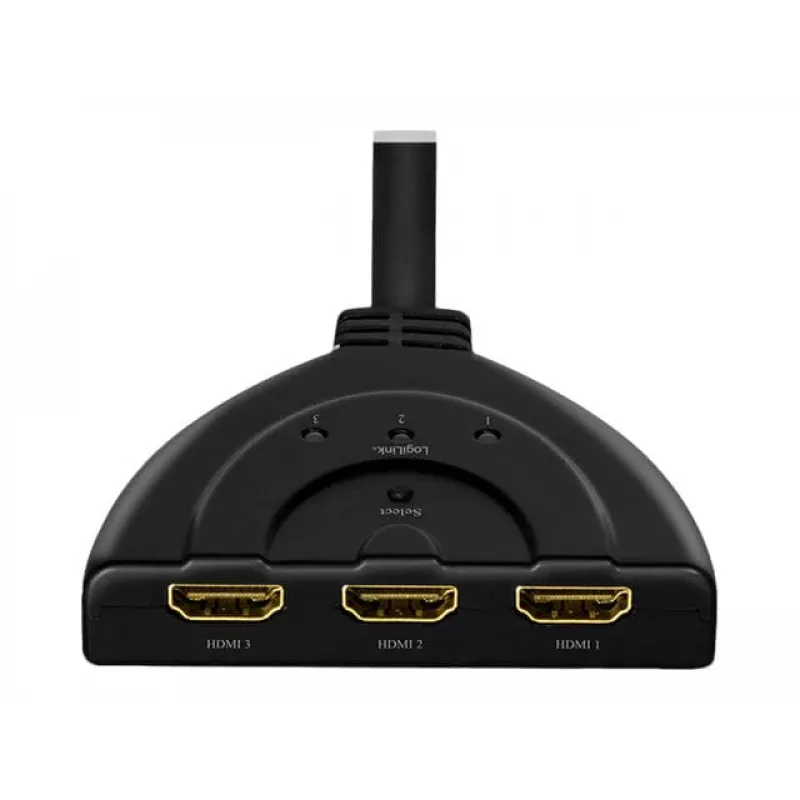 LogiLink - vaizdo/garso skirstytuvas/jungiklis - 3 x HDMI - Stalinis