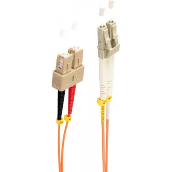 shiverpeaks BS77953 šviesolaidinis kabelis 3 m LC SC OM2 oranžinis (BS77953)