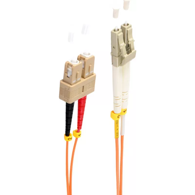 shiverpeaks BS77953 šviesolaidinis kabelis 3 m LC SC OM2 oranžinis (BS77953)