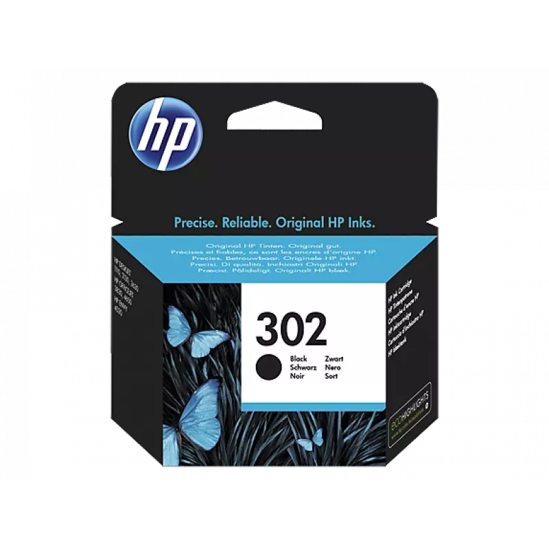 HP 302 (F6U66AE) rašalo kasetė, juoda (SPEC)