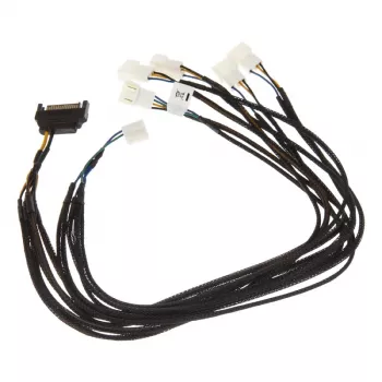 Akasa Flexa FP5S PWM skirstytuvas-laidas (5 ventiliatoriams) – įvilktas, 45 cm (AK-CBFA07-45)