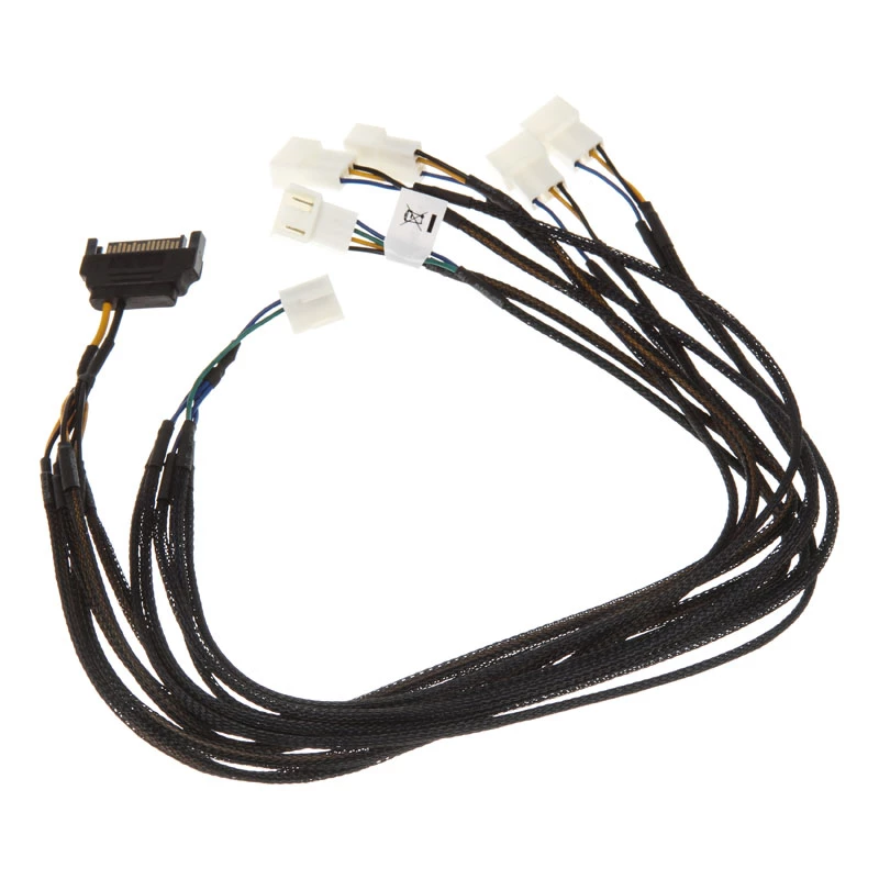 Akasa Flexa FP5S PWM skirstytuvas-laidas (5 ventiliatoriams) – įvilktas, 45 cm (AK-CBFA07-45)