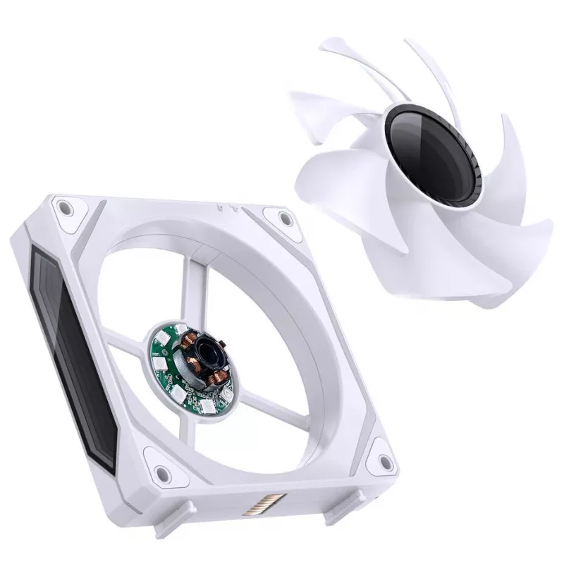 Ventiliatorius Jonsbo ZL-120W PWM ARGB 120mm White — 120 mm, PWM, ARGB
