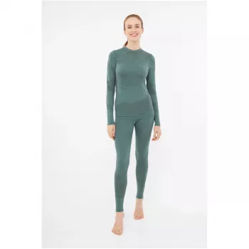 Termo apatinio trikotažo komplektas Viking Gasher Lady Nylon — moteriškas termo apatinis trikotažas, dydžiai S/M/L, žalias, poliesteris