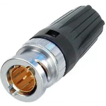 Neutrik BNC-Connector Plug, straight 75 NBNC75BLP7 1 vnt. (NBNC75BLP7)