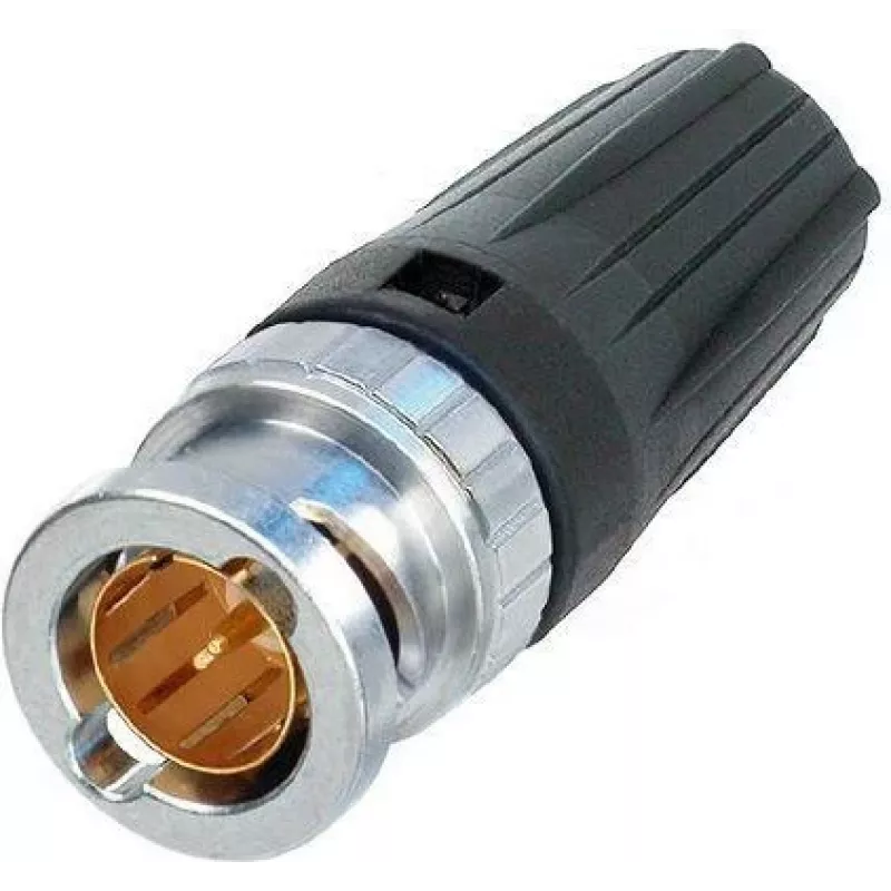 Neutrik BNC-Connector Plug, straight 75 NBNC75BLP7 1 vnt. (NBNC75BLP7)