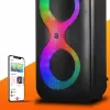 Nešiojamasis muzikos centras MANTA SPK0401B100 Bluetooth garsiakalbis, 100 W pikinė galia, FM radijas, karaoke, įmontuota baterija, X-BASS