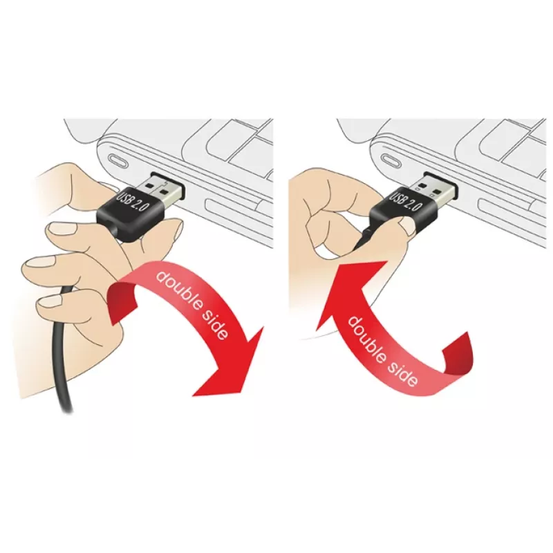 USB laidas DeLOCK 2 m USB 2.0 A - B kištukas/kištukas