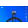 DisplayPort laidas SAVIO CL-166 2 m Juodas — DisplayPort 1.4, kištukas-kištukas, paauksuoti kontaktai