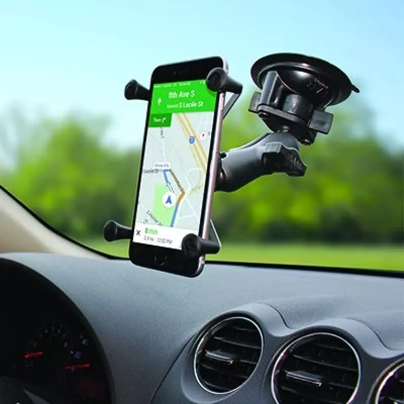 RAM Mounts X-Grip telefono laikiklis su Twist-Lock siurbimo taurele