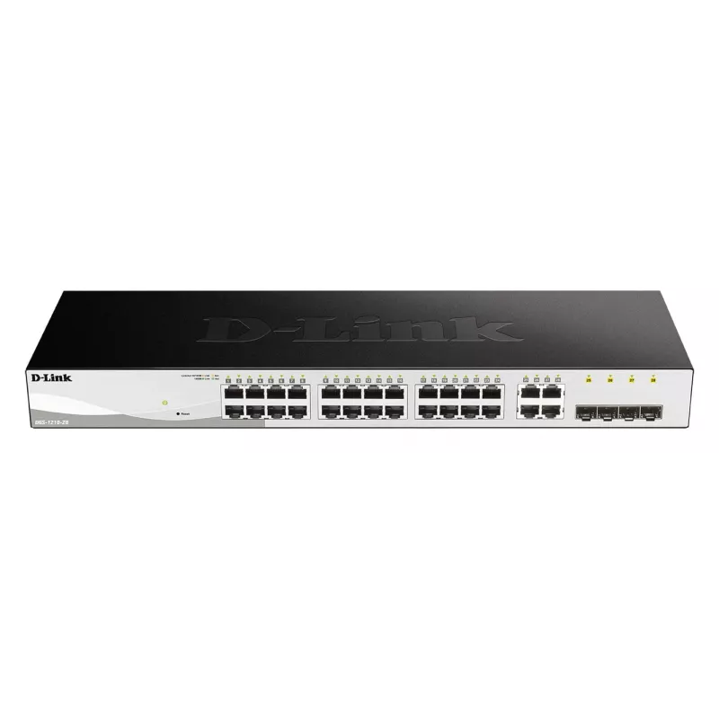 D-Link DGS-1210-28 Managed L2/L2+ 1U Juoda