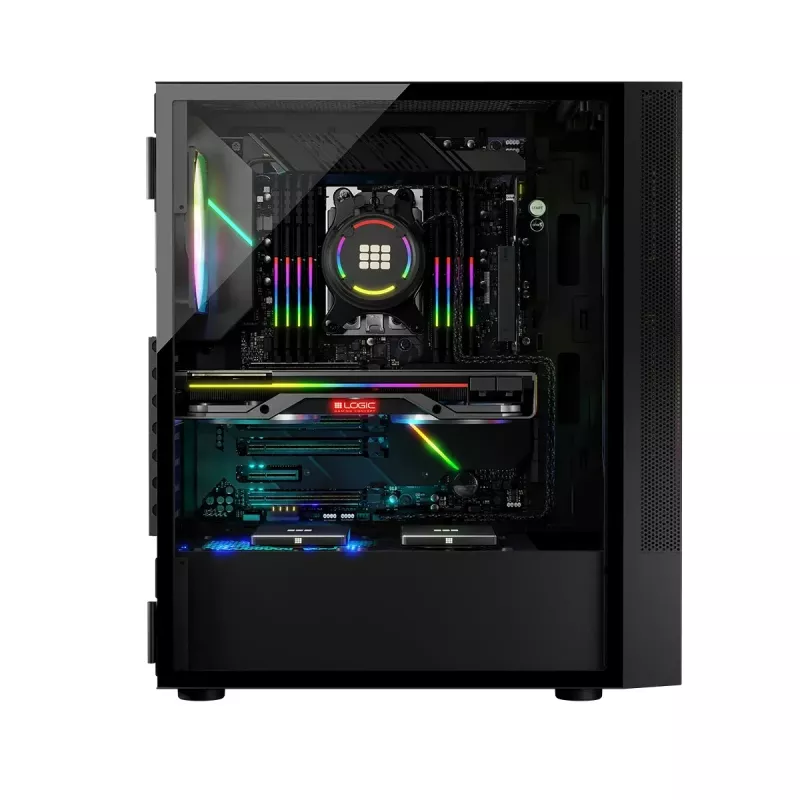 Logic ARYA ARGB MINIDI USB 3.0 korpusas juodas