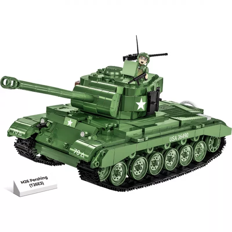 Konstravimo rinkinys COBI M26 Pershing T26E3 904 vnt. Plastikinis vaikams nuo 3 metų